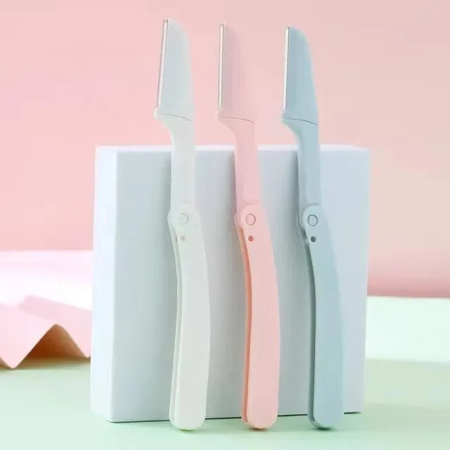 1/3pcs Pocketknife Eyebrow profiler Hair Remover Eyebrow Shaper Shaver facial epilators Eyebrow Trimmer for Ladies Face