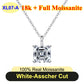 PureNew 1-5ct Classic Full Moissanite Necklace For Women S925 Silver Plated 18k Gold D Color VVS1 Women's Moissanite Chain Gift