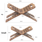 Muslim Al-Quran Handheld Book Stand Wooden Prayer Books Shelf for Koran Holy Bible Books Eid Ramadan Reading Shelf for Muslim