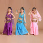 dance5 Piece Set Belly Dance Costumes Set Indian Dress Handmade Kids Belly Dance Costumes for Girls Bollywood Performance Cloth
