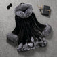 Hooded Loose Faux Fur Jacket Women Thick Autumn Winter Korean Maxi Coat Long Warm Luxury Fur Parkas Bontjas Furry Outerwear