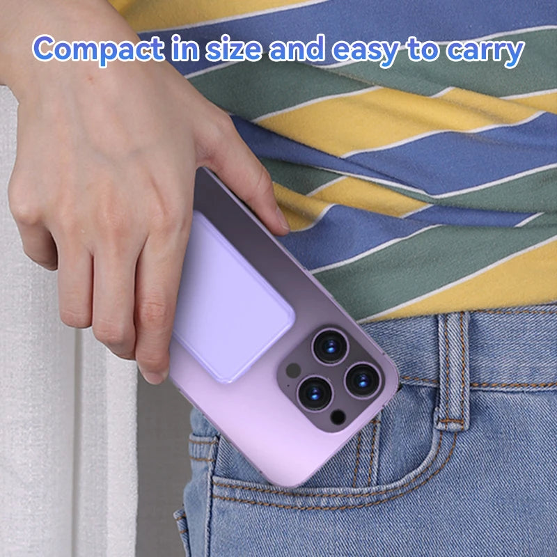 50000mah Wireless Magnetic Power Bank Pd 22.5w Portable Fast Charging External Spare Battery Pack For iphone Samsung Xiaomi