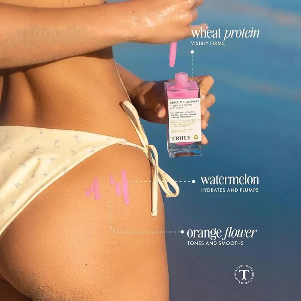 TRULY Strawberry  After Shave Care Oil For Women Smooth Skin Moisturizes Soft Serve Shave Oil Deep Repair Nourish Body Care Oil