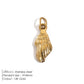 EMANCO Fashion Marine Animals Charms Shell Fish Tail Hippocampus Japonicus Stainless Steel Pendants for Jewelry Making Bulk