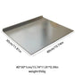 L-shaped Chopping Board Stainless Steel Large Size Doublesided Chopping Board Kitchen Tool Home Fruit Cutting And Kneading Panel
