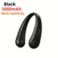 8000mAh USB Hanging Neck Fan Portable Bladeless Mini Rechargeable Mute LED Digital Display Electric Air Cooler Handheld
