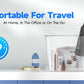 Portable Oral Irrigator with 5 Jet Tips , 5 Cleaning Modes of 3 water pressure , 300ml Water Tank IPX7 Waterproof Water Flosser