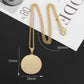 Ayatul Kursi Sutra Stainless Steel Necklace Islamic Muslim Calligraphy Arabian God Messenger Jewelry Ramadhan Festival Gift