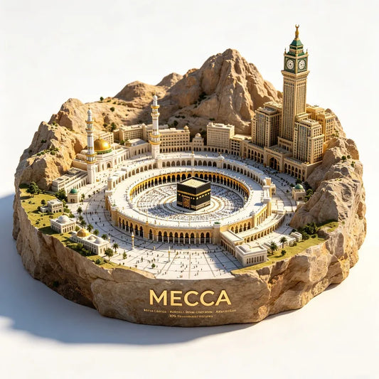 Kingdom of Saudi Arabia Makkah Fridge Stickers Masjid al-Haram Travel Souvenirs Mecca Kaaba Fridge Magnets Birthday Gifts
