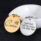 Customized pet nameplate with circular stainless steel text, digital engraved dog and cat collar ID tag, name, phone number,