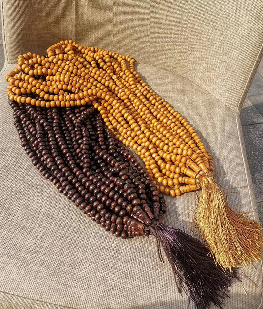 Wood Tasbih Prayer Beads 99/33 Muslim Prayer Beads Islamic Handheld Prayer Bead Muslim Rosary Beads Bracelet Tassel Jewelry Gift
