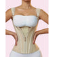Women's Plus Size Tummy Control Corset Vest Cincher,Full Coverage Back Shapewear with Zipper &Buttoned Closure,Hard Control Belt