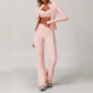 2/3PCS Yoga Suit Sports Set Gym Set Women Tracksuit Running Workout Clothes Long Sleeve Sports Bra Athletic Wear Yoga Clothing