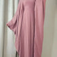 Ramadan Eid Soft Crepe Khimar Batwing Abaya Dubai Islam Muslim Modest African Dresses For Women Kaftan Kebaya Robe Femme Musulma