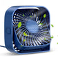 Mini Portable Fan USB Desk Fan Table Strong Airflow &Quiet Operation 3 Speed Wind 360° Rotatable Standing Fans For Room