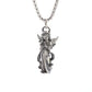 Vintage Gothic Skull Jesus Cross Pendant Necklace Catholic Jewelry for Men Punk Religious Amulet Necklace