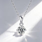 0.5ct-1.0ct VVS1 D Color Moissanite Necklace 925 Soild Sterling Sliver Chain with Certificate Fine Jewelry for Woman Jewelry