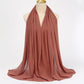 Muslim Chiffon Hijabs For Woman Long Solid Color Head Wrap For Women Shawls Scarves Ladies Muslim Veil Hijab