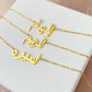 Custom Arabic Necklaces for Women Men Personalized Stainless Steel Name Necklace Customized Couple Islamic Aesthetic Jewelry BFF