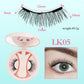1 Pairs Magnetic Fake Eyelashes Kit Handmade Fluffy Faux Mink Lashes Curler 3D False Eyelashes Extension Makeup with Tweezers