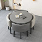 Nordic Round Dining Tables Set for Dining Room Furniture Kitchen Dining Table Set with 4 Chairs Home  Light Luxury Center Tables