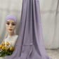 110colors Modal Hijab with Modal Undercap Set Basic Stretchy Pullover Headscarf Thin Breathable Sunscreen Head Wrap Hijabs Scarf