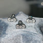 1pcs Quality Shiny Cross Zircon 316L Stainless Steel Ear Bone Nail Y2K Style Silver Color Earring for Women Cochlear Accessories