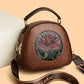 Vintage Handbag Women Shoulder Bag Luxurious Designer Round Bag High-quality Gift Embossed Printed Crossbody Purse for New Women