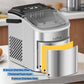 LOEFME 12kg/Day Portable Ice Maker 6 Mins Quick Ice 9pcs Bullet Ice Fully Automatic Self-Cleaning Ice Machine for Home Kitchen