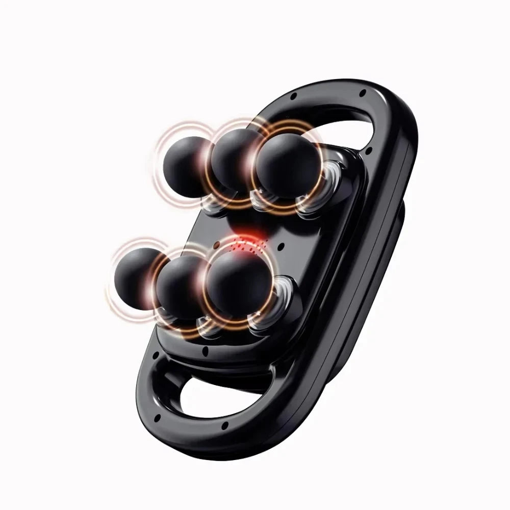 6 Head Massage Gun for Muscle Relief Deep Tissue Percussion for Neck Cervical Spine  Full Body