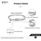 Dainty Full Moissanite Tennis Bracelet 18k Gold Plated 925 Sterling Silver D Color Lab Created Diamond Bracelet for Women Men