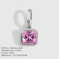 EMANCO Stainless Steel Classic Octagon Birthstone Charms 14K Gold Plated Pendant For DIY Jewelry Making Necklace