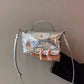 Women Mini Tote Bags Summer New Silver Purses and Handbags Lady Luxury Bag Female PU Shoulder Crossbody Bags Hobo Bolsa Feminina
