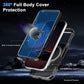 For iPhone 17 Pro Max iPhone Air Matte Case,Built-in PET Screen Protector, Ring Kickstand, Dual Layer Full Body Shockproof Cover
