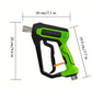 Heavy Duty 5000PSI Pressure Washer Gun, 1/4" Quick Connect, G3/8 Thread Stainless Steel Spray Gun for Car Cleaning