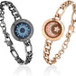 TOTWOO Long Distance Touch Bracelets for Couples ,Light up&Vibration Relationship Gifts for Lovers Smart Jewelry Love Bracelets