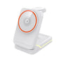3 in 1 Magnetic Foldable Travel Fast Wireless Charger Stand For Magsafe iPhone 16 15 14 13 12 Pro Apple Watch 2-9 SE Airpods Pro