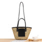 Fashion Handbags Handmade Rattan Basket Bag Designer Wicker Woven Women Summer Beach Straw Shoulder Crossbody Bags Tote Purse