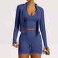 2/3PCS Yoga Set Women Gym Long Sleeve Sports Suits Fitness Bra Crop Top Workout Clothes Female Solid Seamless Legging Sportswear