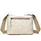3 Main Pockets High Capacity Shoulder Crossbody Bag for Women Multi-pocket Purse Canvas Handbag Suitable for Mothers Shopping