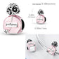 2026 Hot Sale Charms Bead 925 Sterling Sliver Pink Butterfly Luminous Firefly Dangle Fit Bangle Bracelet Necklace DIY Jewelry