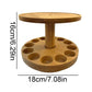 2 Tier Essential Oil Display Stand storage Shelf Wooden Exquisite Rack With 12 Grooves Compartments  2 Tier Fragrance Oil Shelf