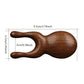 1/2pcs Eyes Facial Wood Gua Sha Tool, Natural Sandalwood Wooden Nose Guasha Massage Tools, Face Manual Meridians Massager Tool