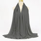 Muslim Chiffon Hijabs For Woman Long Solid Color Head Wrap For Women Shawls Scarves Ladies Muslim Veil Hijab