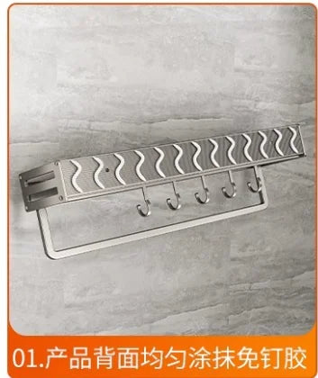 Maximize Your Space: No-Drill Aluminum Corner Shelf for Bathroom | All-in-One Shampoo Organizer & Towel Holder Solution