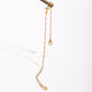 ZMZY Girls Boho Thin Chain Stainless Steel Bracelets For Women Gold Color Peach Pink Cross Charm Beautiful Gift