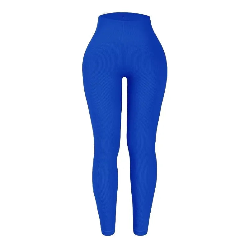 Women's Seamless Knitted Thread yoga Pants High Waisted Sports Leggings Hip Lifting Running Training Slimming and Fashionable