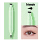 2 in 1 Black Eyeliner Stamp Waterproof Sweat-proof Dual-ended Liquid Eyeliner Quick Dry Easy Applying Eyeliner Pen Lazy Makeup