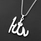 Islamic Arabic Allah God Name Pendant Necklace for Women Men Stainless Steel Gold Color Islam Muslim Chain Amulet Jewelry Gift