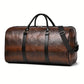Large Capacity Retro Crocodile-Textured Travel Duffel Bag - Durable Unisex Vacation Luggage,  Versatile Gift for Men & Women